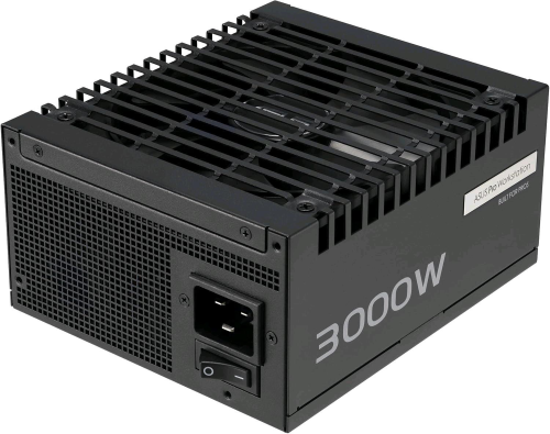 ASUS PRO WS 3000W PLATINUM ALIMENTATORE 3.000 W MODULARE 80 PLUS PLATINUM PFC ATTIVO SUPPORTA FINO A 4 SCHEDE GRAFICHE PCIe 5.1 ATX 3.1 NERO